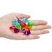 Premium Multicolored Fake Crushed Ice Rock Gems - 180-190pcs | Acrylic Ice Crystals for Kids Toy, Wedding Decor, Crafts - Buy Online on SooperMarket.com