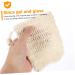 WOONEKY 4pcs Cotton Linen Soap Bag Net Foaming Net Foaming Hand Wash Exfoliating Soap Bag Khaki - Buy Online on SooperMarket.com