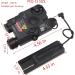 Ratulie Upgraded Airsoft PEQ 15 Box with IR Laser, Red Laser Sight, and White LED Flashlight - Black | Compatible with AEG, GBB, CQB | 20mm Picatinny Rail Mount - Buy Online on SooperMarket.com