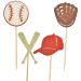32PCS Baseball Cupcake Toppers Birthday Sport Theme Baby Shower Kids Birthday Party Cake Decorations Supplies Style 1 - Buy Online on SooperMarket.com