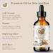 Organic Wheat Germ Oil 4oz - Bella Terra Oils | Vitamin E & C Face Oil for Natural Glow & Suppleness - Buy Online on SooperMarket.com