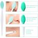OBSCYON 6-Piece Soft Silicone Face Scrubber Set for Pore Cleansing and Lip Exfoliation - Facial Cleansing Brush, Mask Brush, Lip Brush - Skin Care Tools - Buy Online on SooperMarket.com