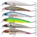 Jerkbait-for-Bass-Fishing-Minnow-Lure-Suspending-Jerk-Baits-Fishing-Lures Kit 6-Piece Jerkbait Kit 110mm(4-3/8"in)