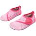 JIASUQI Kids Water Shoes Quick Dry Barefoot Aqua Socks - Pink | Size 10.5/11 UK Child - Buy Online on SooperMarket.com