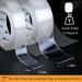 Double Sided Tape Heavy Duty Removable Mounting Tape Picture Hanging Strips Poster Tape for Walls Adhesive Transparent Tape for Carpet Rug Household O2Rolls(1.18inx6.5ft+0.39inx6.5ft) - Buy Online on SooperMarket.com