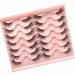 Heracks Half Lashes 14 Pairs - Natural Wispy Cat-Eye Faux Mink False Eyelashes with Clear Band - Reusable DIY Cluster Lashes - 2 Styles Mixed for Soft and Fluffy Look - 3/4 Corner Lashes - By Heracks - Buy Online on SooperMarket.com