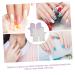 Amosfun 2 Pairs Pink Gloves Fingerless Gloves Nail Uv Gloves Gel Nail Lamp Uv Gloves Uv Gloves for Gel Nail Lamp Uv Protection Gloves for Nail Uv Nail Gloves Thin Section Accessories Nylon - Buy Online on SooperMarket.com