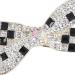 Shop Strass Hair Clips - Black & White Checkerboard Bowknot Ponytail Hairpins for Women & Girls - Stylish Hair Styling Tools - Buy Online on SooperMarket.com