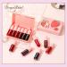 6 Colors Water Tint Lip Stain Set | Long-Lasting Plumping Mini Liquid Lipstick | Moisturizing Tinted Lip Stain for Women | Non-Sticky Daily Lip Makeup - Buy Online on SooperMarket.com