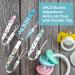 4PCS Baby Pacifier Chain Clips - Secure & Stylish Pacifier Holder for Boys & Girls | Durable Fabric Bands - Buy Online on SooperMarket.com