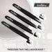 ActivePur 4 Pcs Precision Tweezers Set for Facial Hair, Ingrown Hair, Blackheads - Stainless Steel Professional Tweezer Set with PU Bag - Buy Online on SooperMarket.com