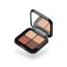 Kiko Milano Bright Quartet Eyeshadow Palette 03 - 4 Baked Eyeshadows for Wet & Dry Use | Burgundy - International Shipping Available - Buy Online on SooperMarket.com