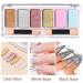 Chrome Nail Powder Palette - Metallic Mirror & Holographic Aurora Shades with Eyeshadow Sticks - Nail Art DIY - Buy Online on SooperMarket.com