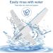 12 PCS Professional Nail File - 240/240 Grit Emery Boards for Natural Nails - Washable Fine Grit Manicure Tools for Home and Salon Use - Buy Online on SooperMarket.com