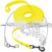 Waterproof Leash for Dogs with Chew Proof Tie-Out Leashes Waterproof Training Leash for Dogs (Yellow 15m) 15m Yellow