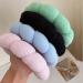 Spa Headband for Women - Soft Terry Cloth Makeup Headband Set for Face Washing and Skincare - Includes Face Wash Wristbands - Ideal Gift - Black+Grey - Buy Online on SooperMarket.com
