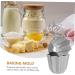 Zerodeko Tyre Lever 6 pcs Durable Aluminum Tools Gold Supply Reusable Alloy Cuake Dessert D Mini Mold Molds DIY 7.5x7.5x6.5cmx3pcs Silverx3pcs - Buy Online on SooperMarket.com