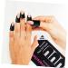 FRCOLOR 100 Sheets Nail Art Anti-Spill Stickers Nail Polish Nail Guards for Painting Nails Nail Protector for Gel Polish Nail Protector Stickers Nail Tape Tearable Adhesive Tape Silica Gel 3.00X2.50X0.10CM As Shown - Buy Online on SooperMarket.com