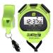 Stopwatch Digital Sports Timer and Whistle Set for Marathon Running for Coaches and Referees