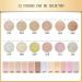 LSxia 12 Colors Face Highlighter Palette - White Glitter Bronzer & Highlighter for Lasting Shimmer - Body Illuminator Makeup - 07 - Buy Online on SooperMarket.com