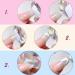 Niceneeded 2Pcs Nail Art Stamper Kit | Clear Jelly Stamper with Double Silicone Head & Lid - Perfect for Flawless Nail Designs - Buy Online on SooperMarket.com
