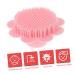 Healeved Silicone Shampoo Brush Set - Pink Scalp Scrubber & Massage Tool for Infants and Babies - 2 Pack - Buy Online on SooperMarket.com