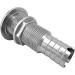 iSure Marine Stainless Steel 1 Barbed Straight Thru-Hull Drain Connector with Nut - Boat Plumbing Fittings for Boats, Yachts, Marine - Buy Online on SooperMarket.com