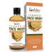 Herblov Turmeric Face Wash  4oz Turmeric Clear Skin Liquid Soap   100% Natural Anti Aging Exfoliating Turmeric Facial Cleanser for Spots  Clearing Acne Scars  Age Spots  Sun Damage  Discoloration   Turmeric Soap Skin Det...