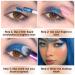 Oulac Gold Glitter Liquid Eyeshadow and Eyeliner - Shimmer Eye Makeup, Non-creasing Formula, Vegan & Cruelty-Free (04) Sugar Rush - Buy Online on SooperMarket.com