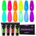 Ur Sugar Polygel Set Neon - 6 Color Nail Extension Gel Tubes | Green & Yellow Builder Gel for Perfect Nails | International Shipping Available - Buy Online on SooperMarket.com