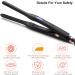 Mini Hair Straightener for Short Hair & Beard - Adjustable Temperature Flat Iron for Pixies & Tight Curls (Black) - Buy Online on SooperMarket.com