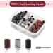 Litensh 75PCS Nail Sanding Bands & Drill Manicure Set with Box - 80/120/180 Grit Sanding Tape & 3/32 Nail Drill Bit Attachments Included - Buy Online on SooperMarket.com