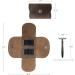 Handmade Leather Razor Case - Bourbon Brown Razor Accessories | Classic Grooming Kit (4.92x2.9x0.79 in) - Buy Online on SooperMarket.com