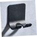 Osaladi 12-Pc Razor-Free Bathroom Hooks | Decorative Wall Hook for Cabinets | Child-Safe Aluminum | Black | Efficient Space-Saving Solution - Buy Online on SooperMarket.com