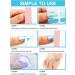 Kalolary 20PCS Nail Adhesive Wrap Gel Nail Polish Strips - Glitter Sky Blue - Self-Adhesive Stickers - UV/LED Lamp Required - Buy Online on SooperMarket.com