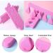 50pcs Soft Foam Toe Separators & Finger Dividers - Pink | Nail Art Manicure Pedicure Tools - Buy Online on SooperMarket.com