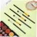 BELLIFFY 6pcs Eyeshadow Brush for under Eye Foundation Brush for Liquid Makeup Eye Shadow Brush Plastic - Buy Online on SooperMarket.com