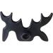 Black Plastic Slip-On Moosehead Bridge Head for Billiard Pool Cue Stick by DGZZI - Buy Online on SooperMarket.com