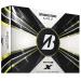 Bridgestone Golf 2022 Tour B X Golf Balls (One Dozen) White