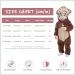 COOKY.D Unisex Winter Animal Hooded Baby Romper - 18-24 Months, Dark Brown - Buy Online on SooperMarket.com