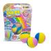 Inkee Rainbow |3-pack fragrant children bombs baths with 3 different layers of paint (pink yellow and blue) marshmellow fragrance with almond oil 3x rainbow bombs with almond oil