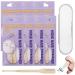 24Pcs Bloame Nose Hair Trimmer Bloame 2-in-1 Nose Hair Trimmer with Ear Picker 360 Rotating Nostril Hair Removal Tool Manual Nose Hair Trimmer for Women Men (16PC)