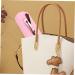 Angoily Silicone Makeup Brush Organizer Bag - Pink Cosmetic Brush Holder & Storage - Small Makeup Bags (20.5x6.5cm) for International Shipping - Buy Online on SooperMarket.com