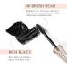 Mascara 4D Silk Fiber Waterproof: Black Volume and Length Smudge-Proof Mascara Thickening Lengthening Mascaras No Clumping Lasting All Day - Buy Online on SooperMarket.com