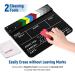 NEEWER Acrylic Film Directors Clapper Board Kit - 12x10 Cut Action Scene Clapboard with Magnetic Eraser, 2 Pens, Cleaning Cloth & Hex Key - Buy Online on SooperMarket.com
