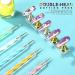 Fandamei 22-Part Nail Art Brush Set - 15 Nail Brushes 5 Dotting Pens Sponge Brushes & Tweezers for Perfect Nail Design | International Shipping - Buy Online on SooperMarket.com