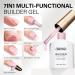 AILLSA Milky Pink Builder Gel - 7 in 1 Hard Gel Polish | Nail Thickening Strengthening & UV Color Extension | French Manicure Base Coat - 0.51 Oz - Buy Online on SooperMarket.com