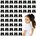 50 Pcs Large Cheerleading Bow 8'' Cheer Hair Bow Jumbo Bows with Ponytail Holder Ribbon Bows Elastic Ties for Teen Girls Softball Cheerleader Outfit Uniform College Sports
