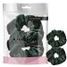 2 PCS Premium Large Hair Velvet Scrunchies Ties Bands Updo Ponytail Bobble Scrunchy Holder For Women Girl Kids Dark Green