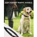 Joytale Tactical Dog Lead | Heavy Duty 1.2-1.8m Shock Absorbing Bungee Lead | 2 Handle Metal Carabiner | Car Seatbelt Strong No Pull Lead for Medium Large X-Large Dogs - Black - Buy Online on SooperMarket.com
